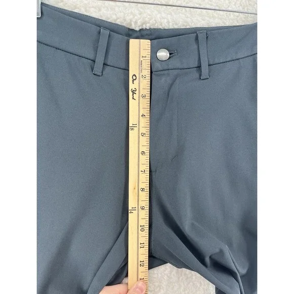 Lululemon Men's Blue Gray Commission Pant Slim Warpstreme Size 30 Inseam - Picture 4 of 12